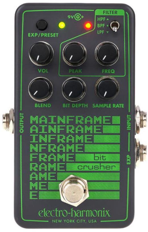 Pédale harmoniseur Electro harmonix Mainframe Bit Crusher