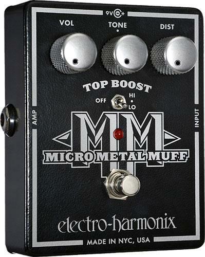 Electro Harmonix Micro Metal Muff Xo Distorsion With Top Boost - PÉdale Overdrive / Distortion / Fuzz - Main picture