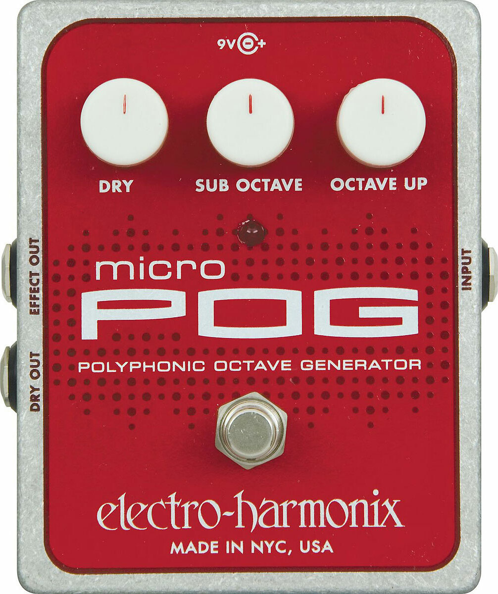 Electro Harmonix Micro Pog Xo Polyphonic Octave Generator - PÉdale Harmoniseur - Main picture