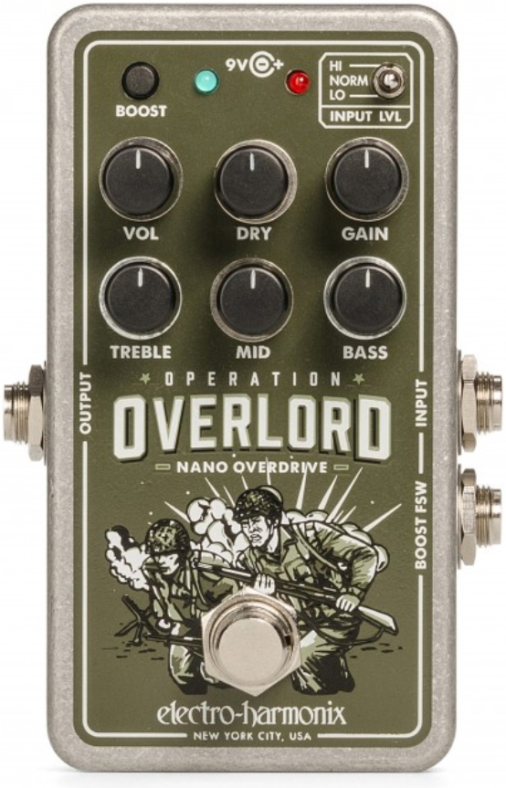 Electro Harmonix Nano Operation Overlord Allied Overdrive - PÉdale Overdrive / Distortion / Fuzz - Main picture