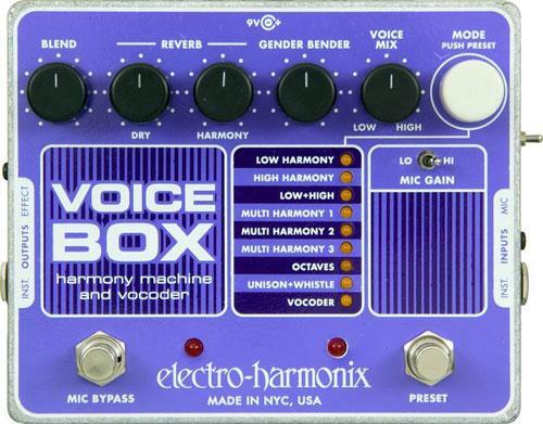 Electro Harmonix Voice Box Vocal Harmony Machine Vocoder - PÉdale Compression / Sustain / Noise Gate - Main picture