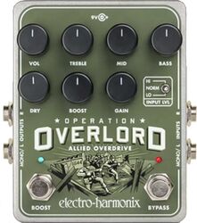 Pédale overdrive / distortion / fuzz Electro harmonix Operation Overlord Allied Overdrive