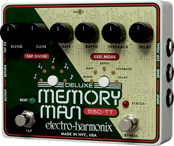 Pédale reverb / delay / echo Electro harmonix Deluxe Memory Man 550TT