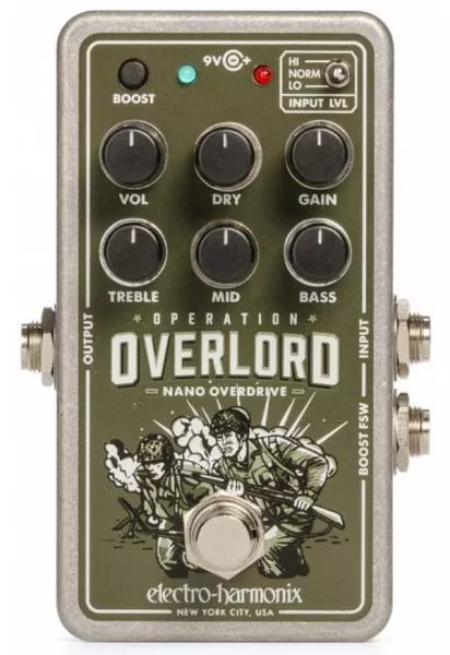 Pédale overdrive / distortion / fuzz Electro harmonix Nano Operation Overlord Allied Overdrive