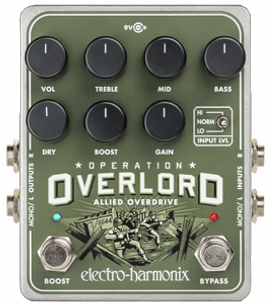 Pédale overdrive / distortion / fuzz Electro harmonix Operation Overlord Allied Overdrive