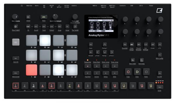 Elektron Analog Rytm MKII ＋ 専用カバー Elektron Analog Rytm MKII Hard Case | Analog Cases
