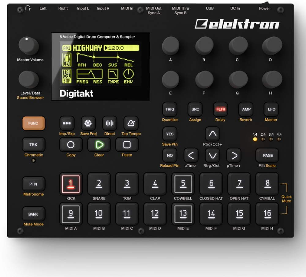 Elektron Digitakt - Sampleur / Groovebox - Main picture