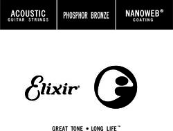 Cordes guitare acoustique Elixir Nanoweb Phosphor bronze 042 à l'unité - Corde au détail