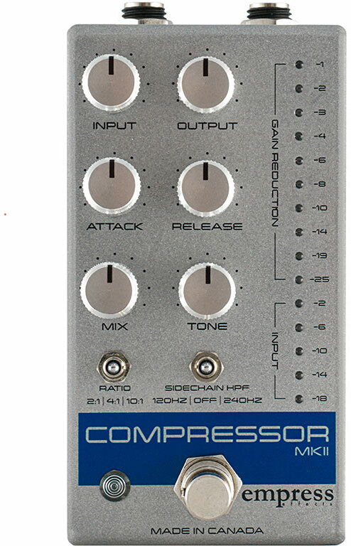 Empress Compressor Mkii Silver - PÉdale Compression / Sustain / Noise Gate - Main picture