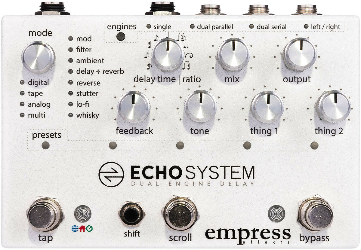 Empress Echosystem Dual Engine Delay - PÉdale Reverb / Delay / Echo - Main picture