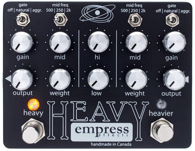 Pédale overdrive / distortion / fuzz Empress HEAVY