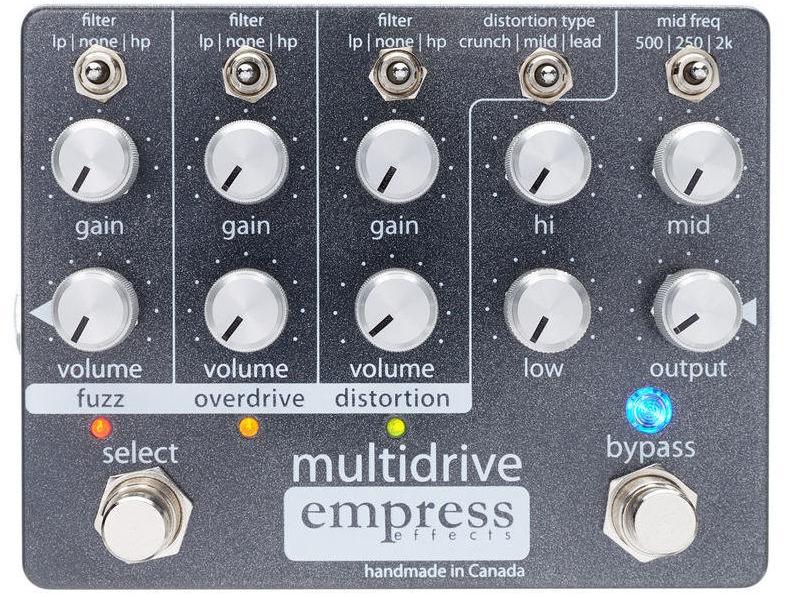 Pédale overdrive / distortion / fuzz Empress Multidrive