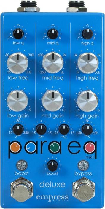 Pédale eq. / enhancer / buffer Empress ParaEq MKII Deluxe