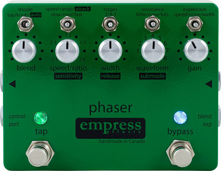 Empress Empress Phaser - PÉdale Chorus / Flanger / Phaser / Tremolo - Main picture
