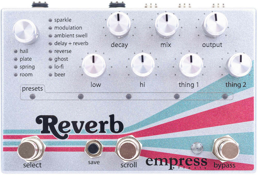 Empress Reverb - PÉdale Reverb / Delay / Echo - Main picture