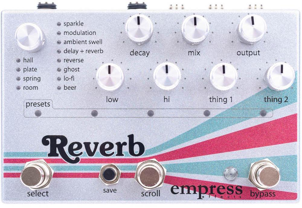 Pédale reverb / delay / echo Empress Reverb