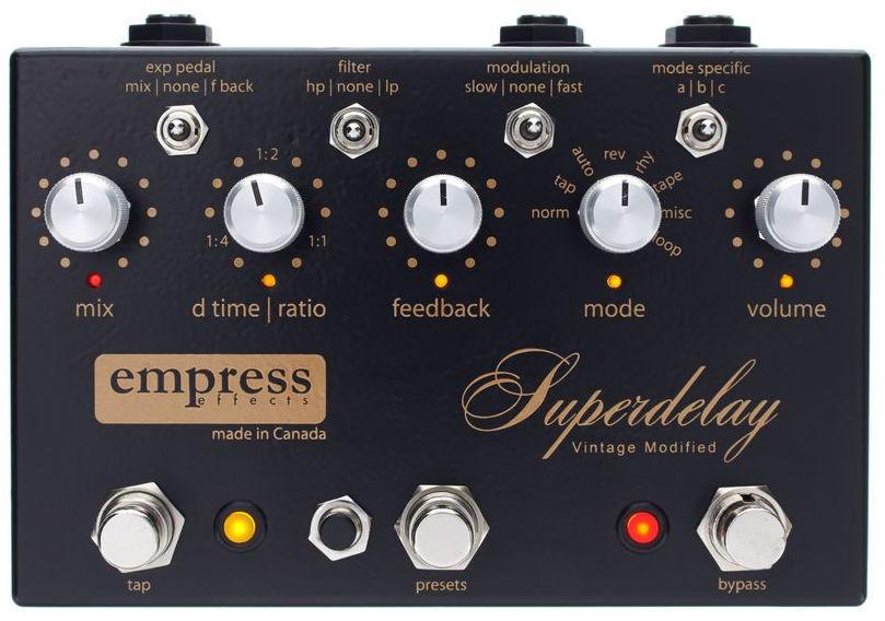 Pédale reverb / delay / echo Empress Superdelay Vintage Modified Delay