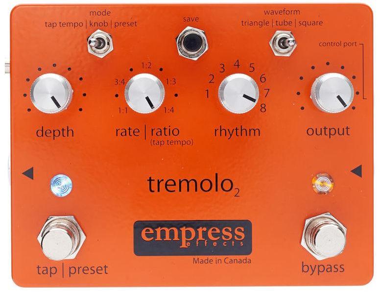 Pédale chorus / flanger / phaser / tremolo Empress EMPRESS TREMOLO