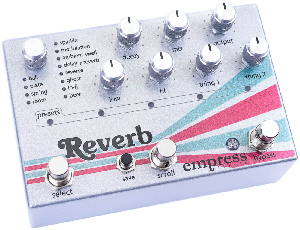 Empress Reverb - PÉdale Reverb / Delay / Echo - Variation 1