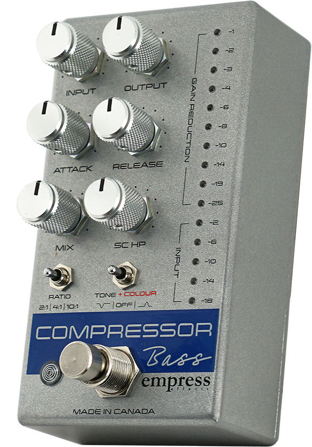Empress S&d Compressor Bass Silver Sparkle - PÉdale Compression / Sustain / Noise Gate - Variation 1