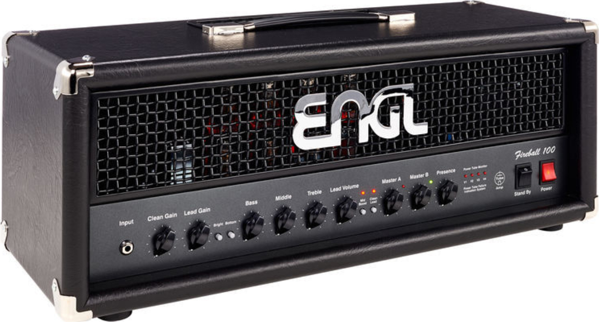 Engl Fireball 100 E635 Head 100w 6l6 - Ampli Guitare Électrique TÊte / PÉdale - Main picture