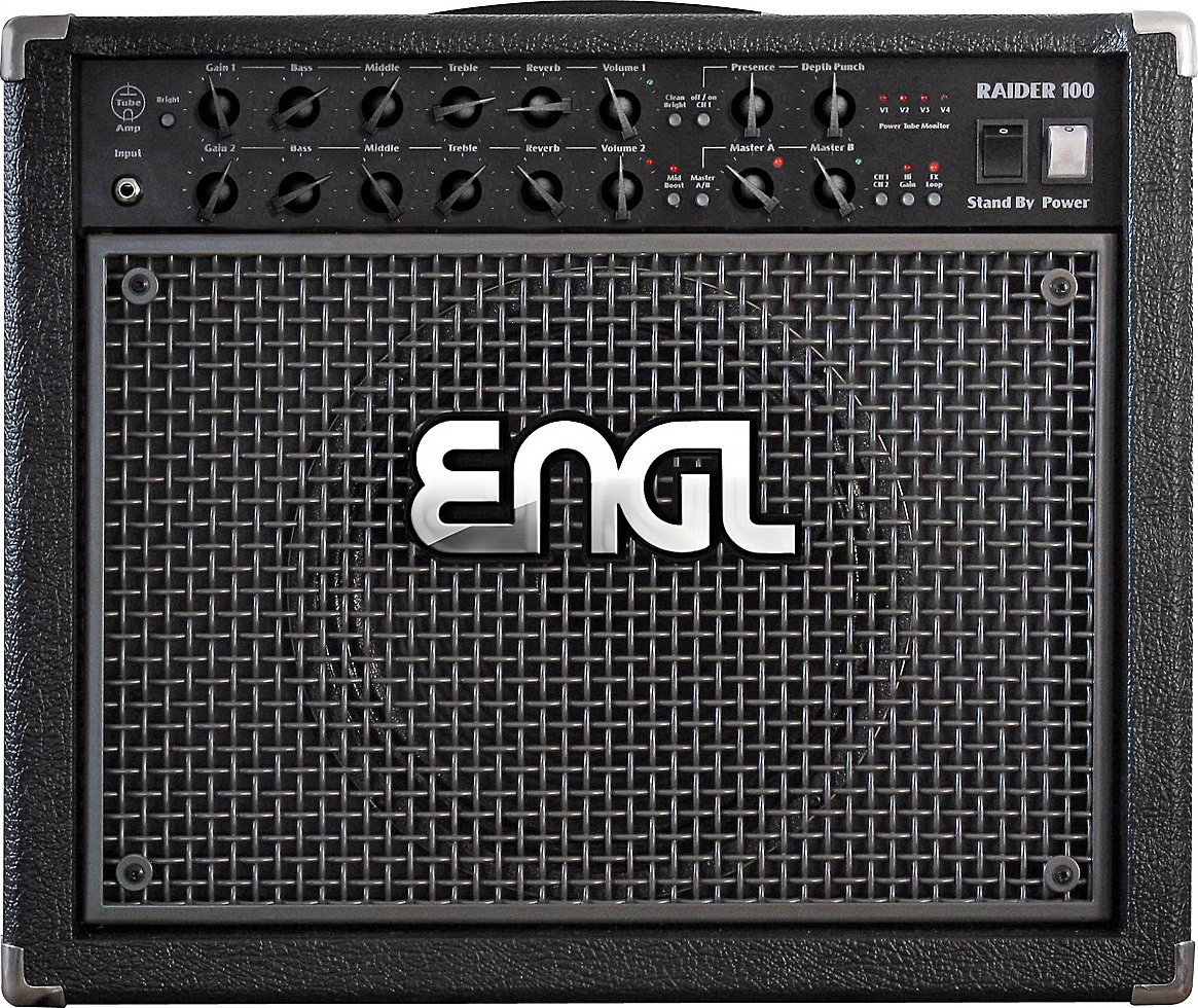 Engl Raider 100 E344 100w 1x12 Black - Ampli Guitare Électrique Combo - Main picture
