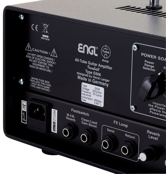 Engl Ironball E606 Head 20w Black - Ampli Guitare Électrique TÊte / PÉdale - Variation 3