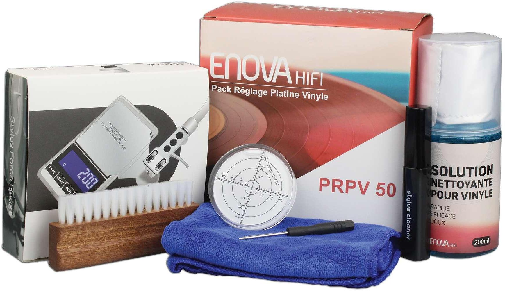 Kit de nettoyage dj Enova hifi Pack Reglage Platine vinyle - PRPV50