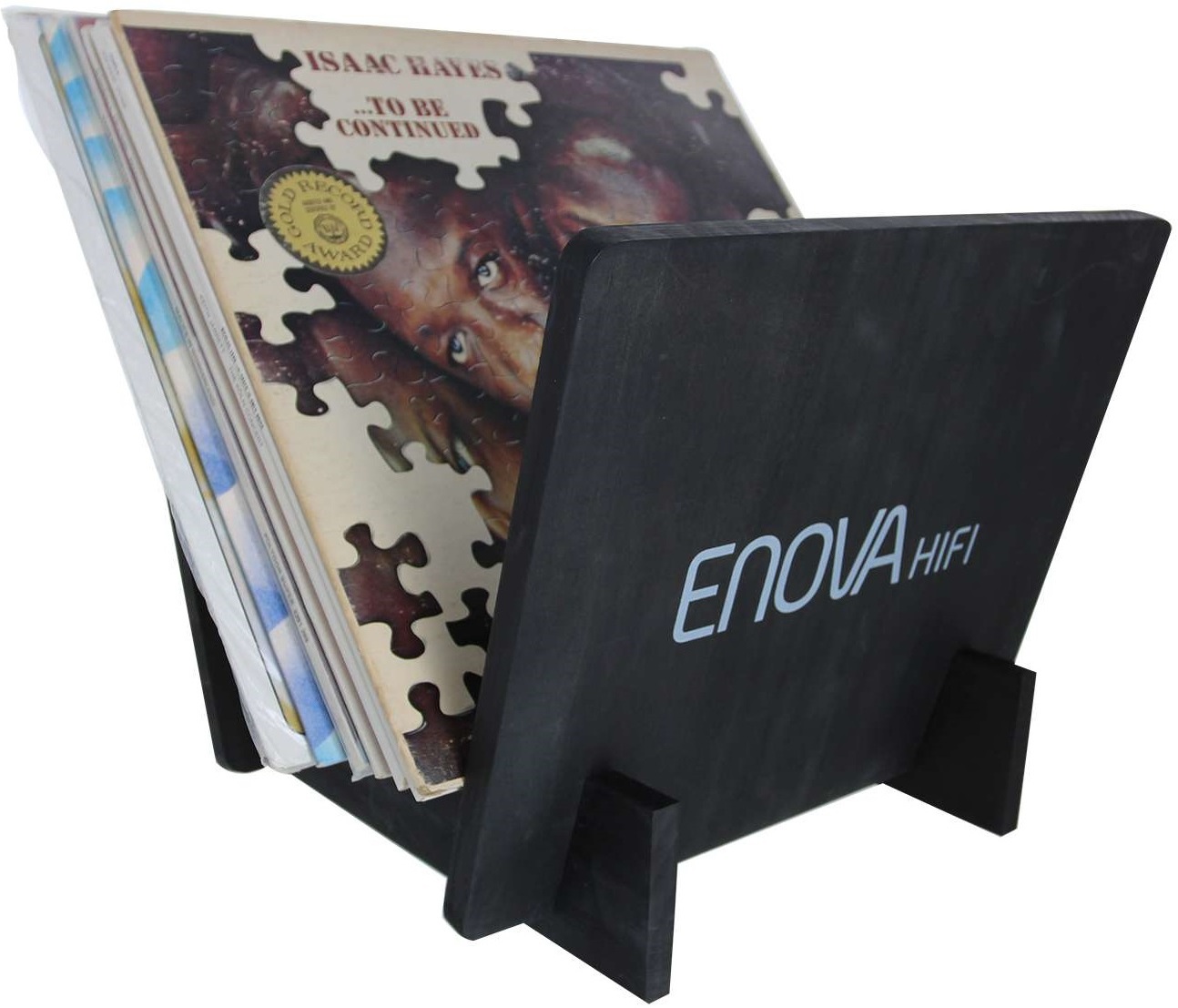 Enova Hifi Support Vinyle 25 Lp (black) - Mobilier Rangement Dj - Main picture