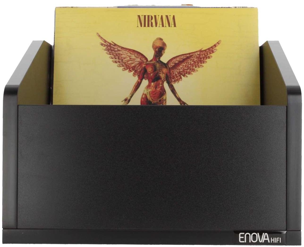 Mobilier rangement dj Enova hifi Vinyle Bac 120 BL