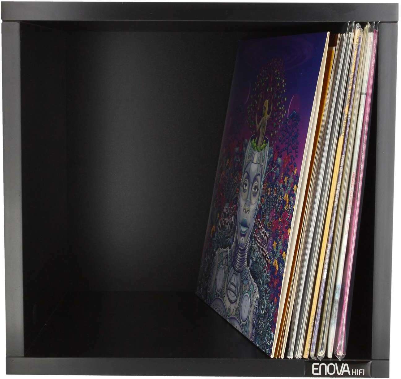 Enova Hifi Vinyle Box 120bl - Mobilier Rangement Dj - Main picture