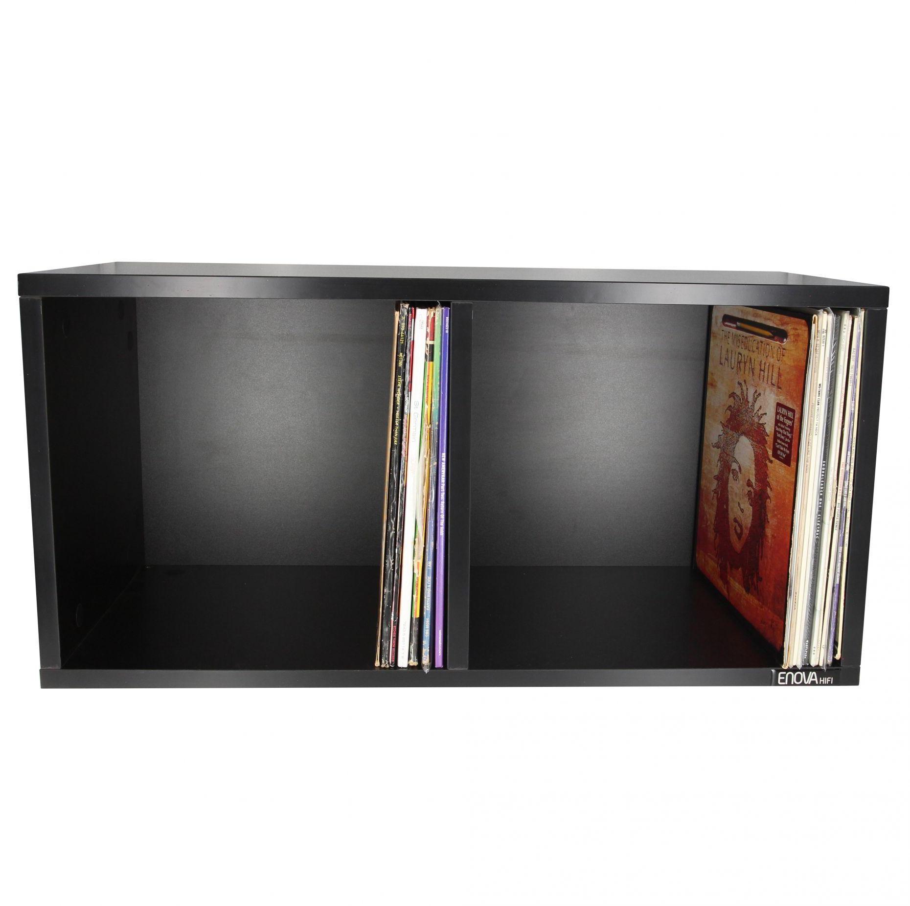 Mobilier rangement dj Enova hifi Vinyle Box 240 BL