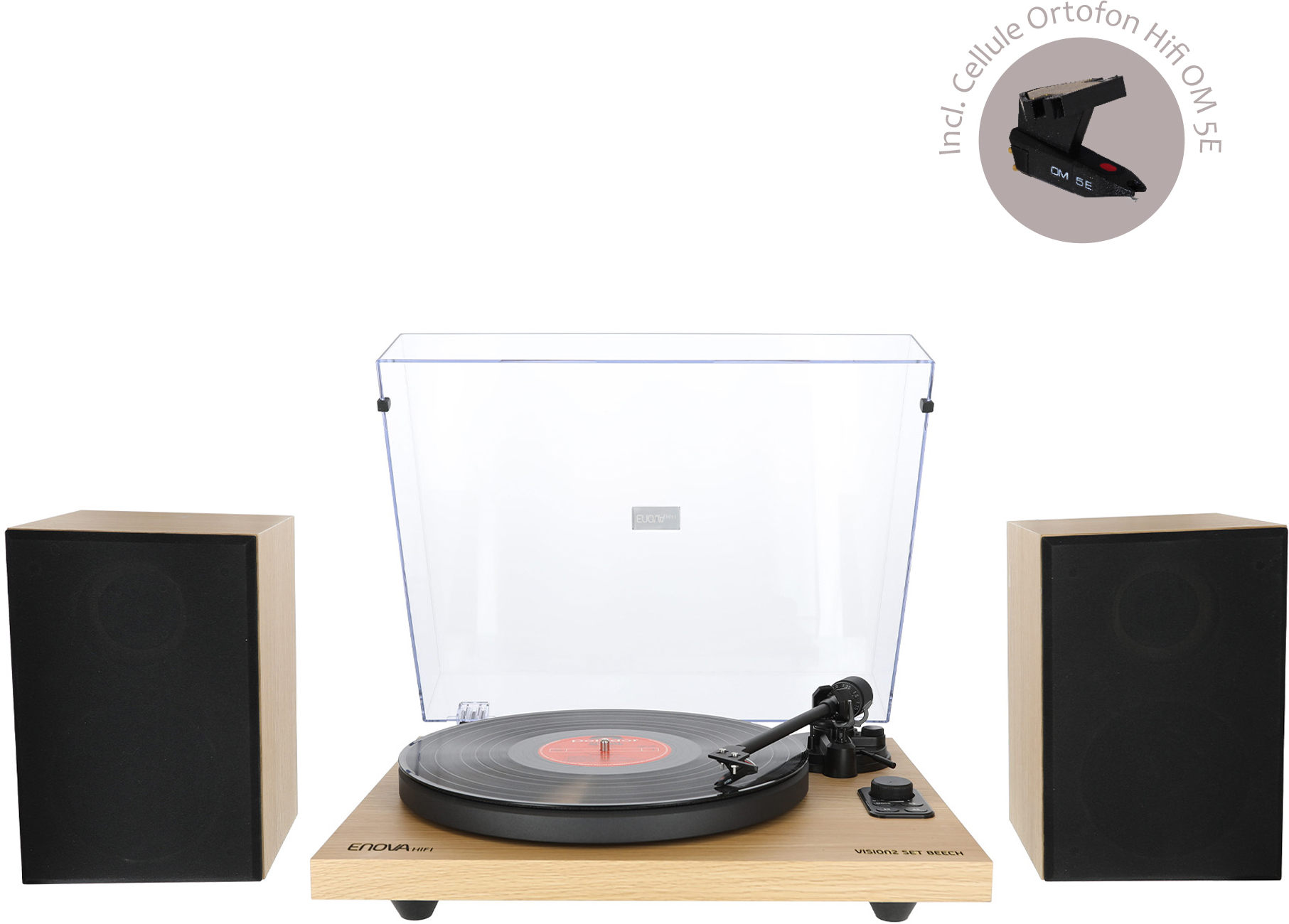 Enova Hifi Vision2 Set Beech - Platines Vinyles Hifi - Main picture