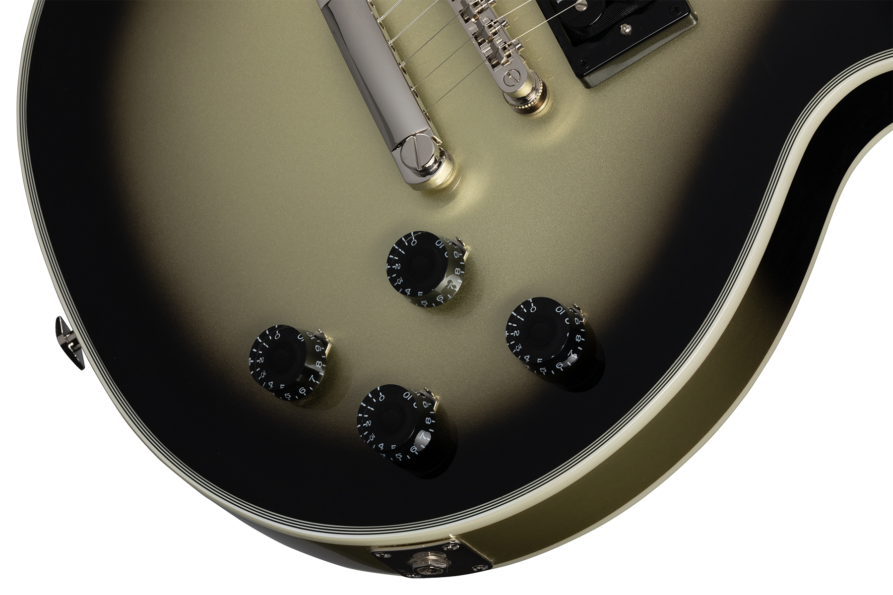 Epiphone Adam Jones Les Paul Custom Frazetta The Berserker Art Ltd 2h Ht Eb - Antique Silverburst - Guitare Électrique Single Cut - Variation 4