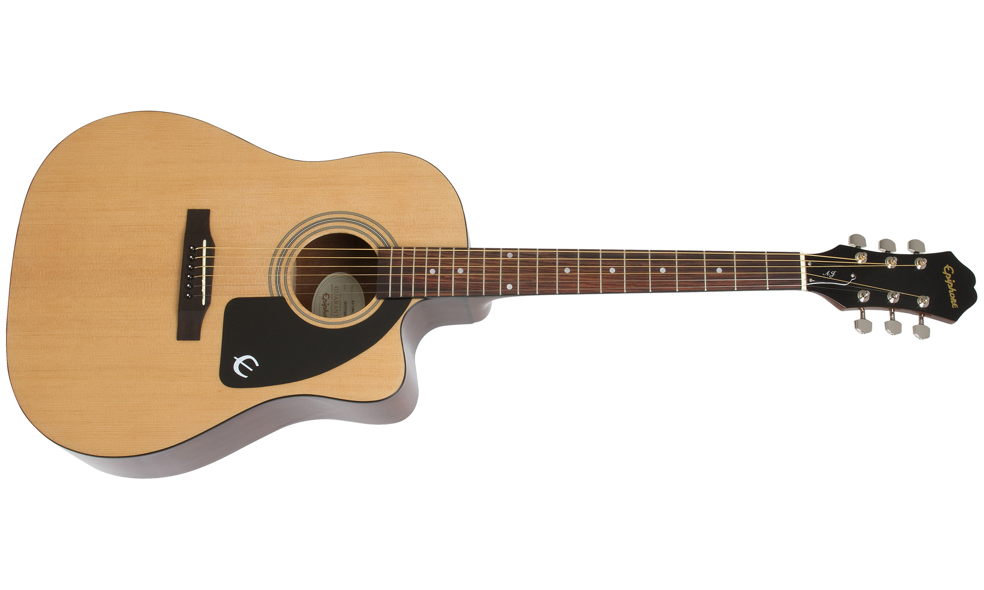 Epiphone J-15 Ec Dreadnought Cw Epicea Acajou Pf - Natural - Guitare Electro Acoustique - Variation 1