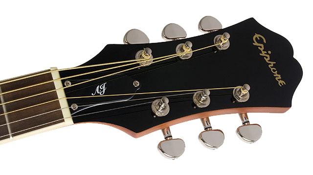 Epiphone J-45 Ec Studio Dreadnought Cw Epicea Acajou Rw - Ebony - Guitare Electro Acoustique - Variation 4