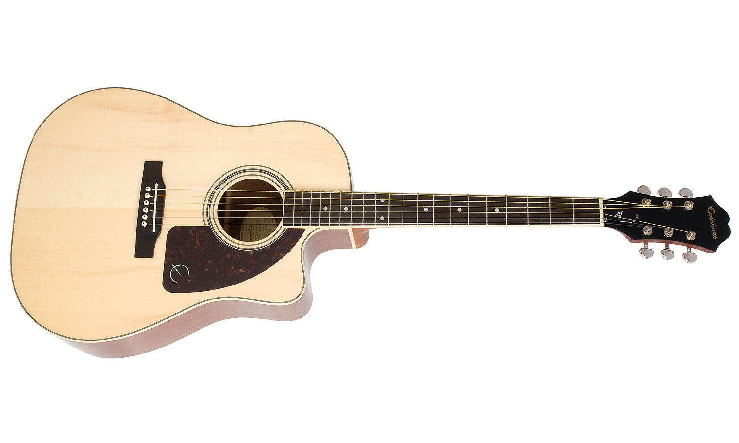 Epiphone J-45 Ec Studio Dreadnought Cw Epicea Acajou Rw - Natural - Guitare Electro Acoustique - Variation 1