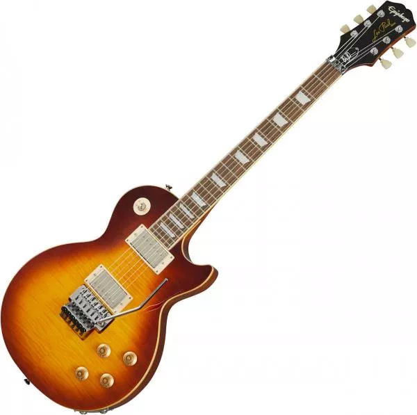 Guitare électrique solid body Epiphone Alex Lifeson Les Paul Axcess Standard - viceroy brown
