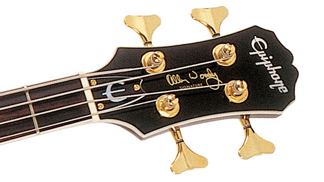 Epiphone Allen Woody Rumblekat Bass Signature Short Scale Rw - Wine Red - Basse Électrique 1/2 Caisse - Variation 2