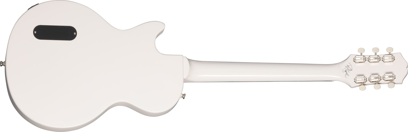 Epiphone Billie Joe Armstrong Les Paul Junior Signature S P90 Ht Lau - Classic White - Guitare Électrique Single Cut - Variation 1