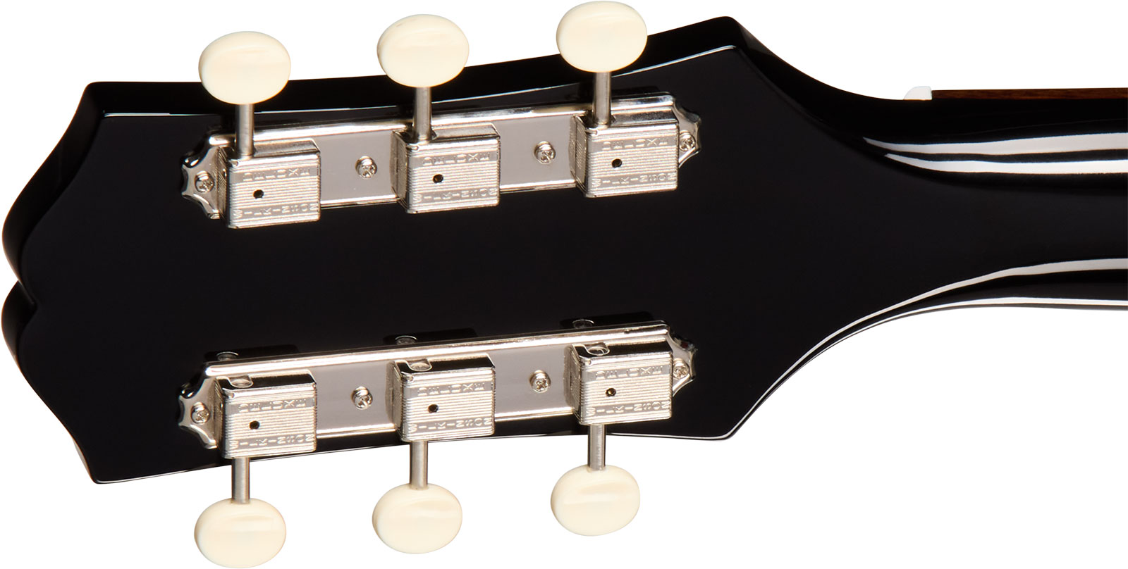 Epiphone Blues King Studio Lh Gaucher Ibg Parlor Epicea Acajou Rw - Ebony - Guitare Folk - Variation 5