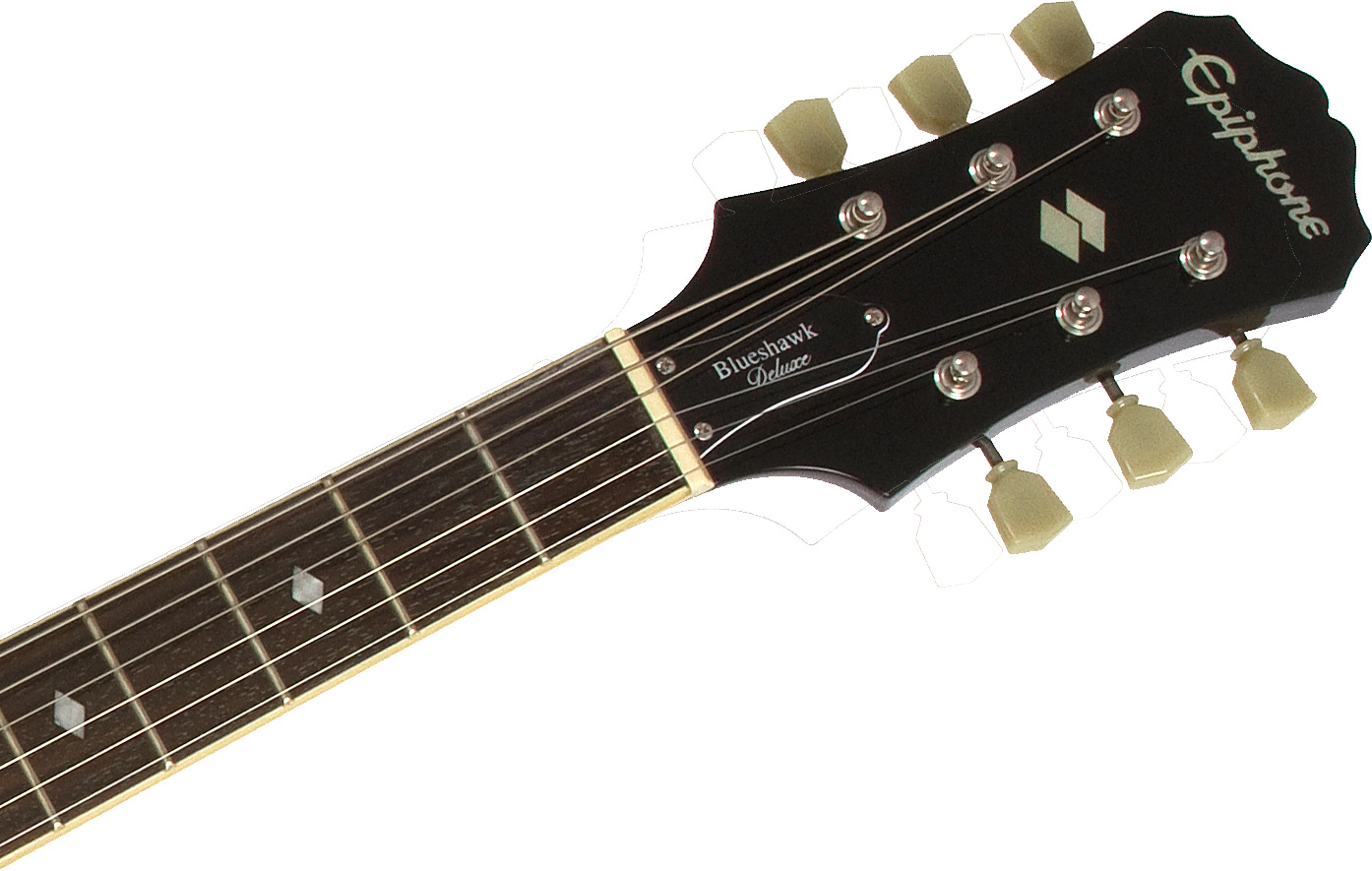 Epiphone Blueshawk Deluxe Ch - Midnight Sapphire - Guitare Électrique 1/2 Caisse - Variation 2