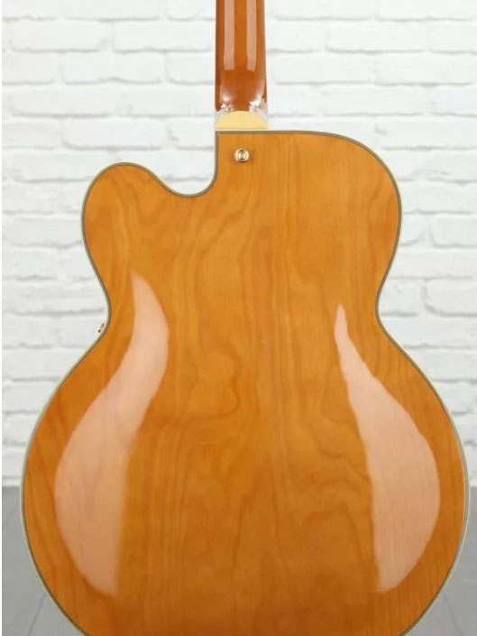 Epiphone Broadway 2019 Hh Ht Pf - Vintage Natural - Guitare Électrique 3/4 Caisse & Jazz - Variation 2