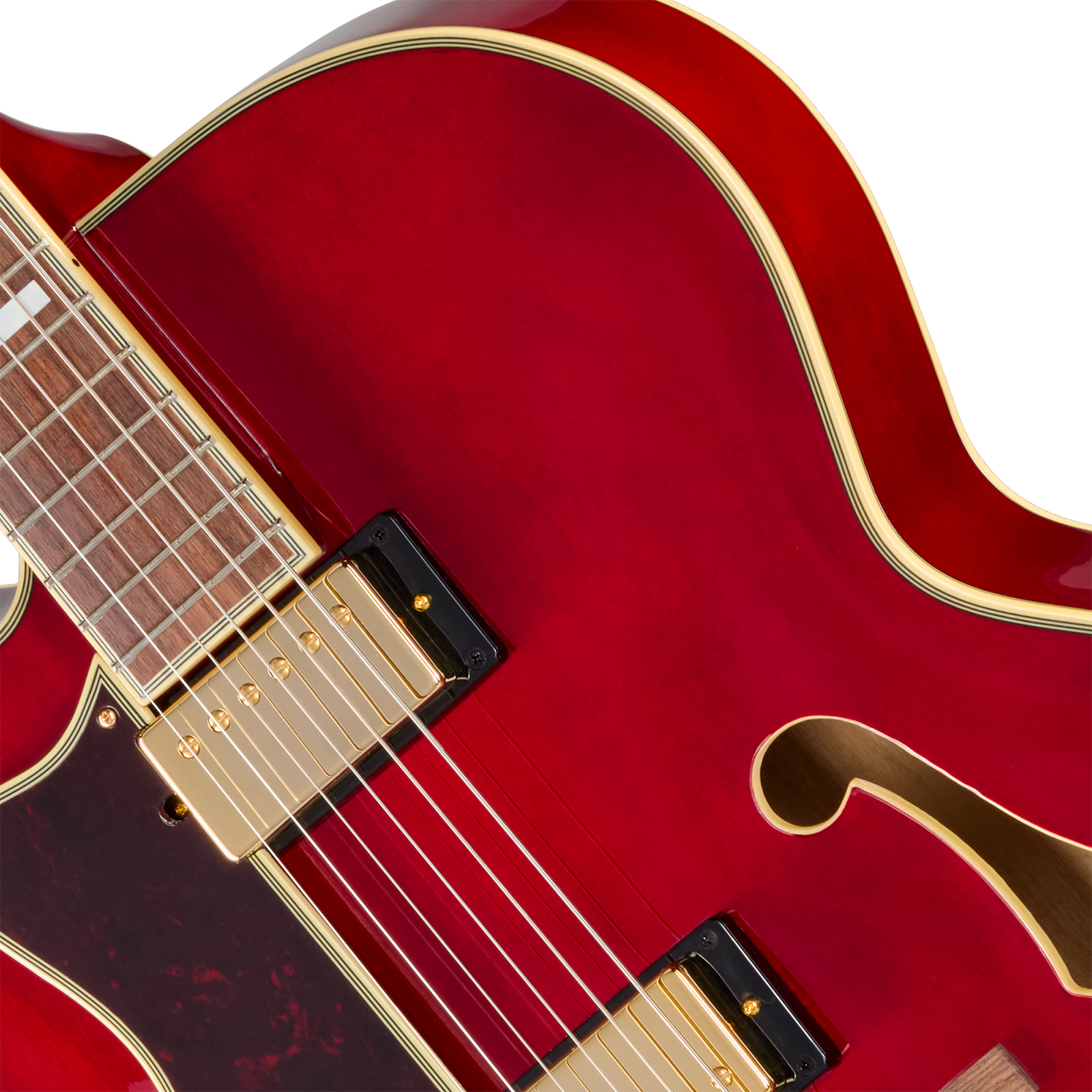 Epiphone Broadway Lh Original Archtops Gaucher 2h Ht Rw - Wine Red - Guitare Électrique 3/4 Caisse & Jazz - Variation 2