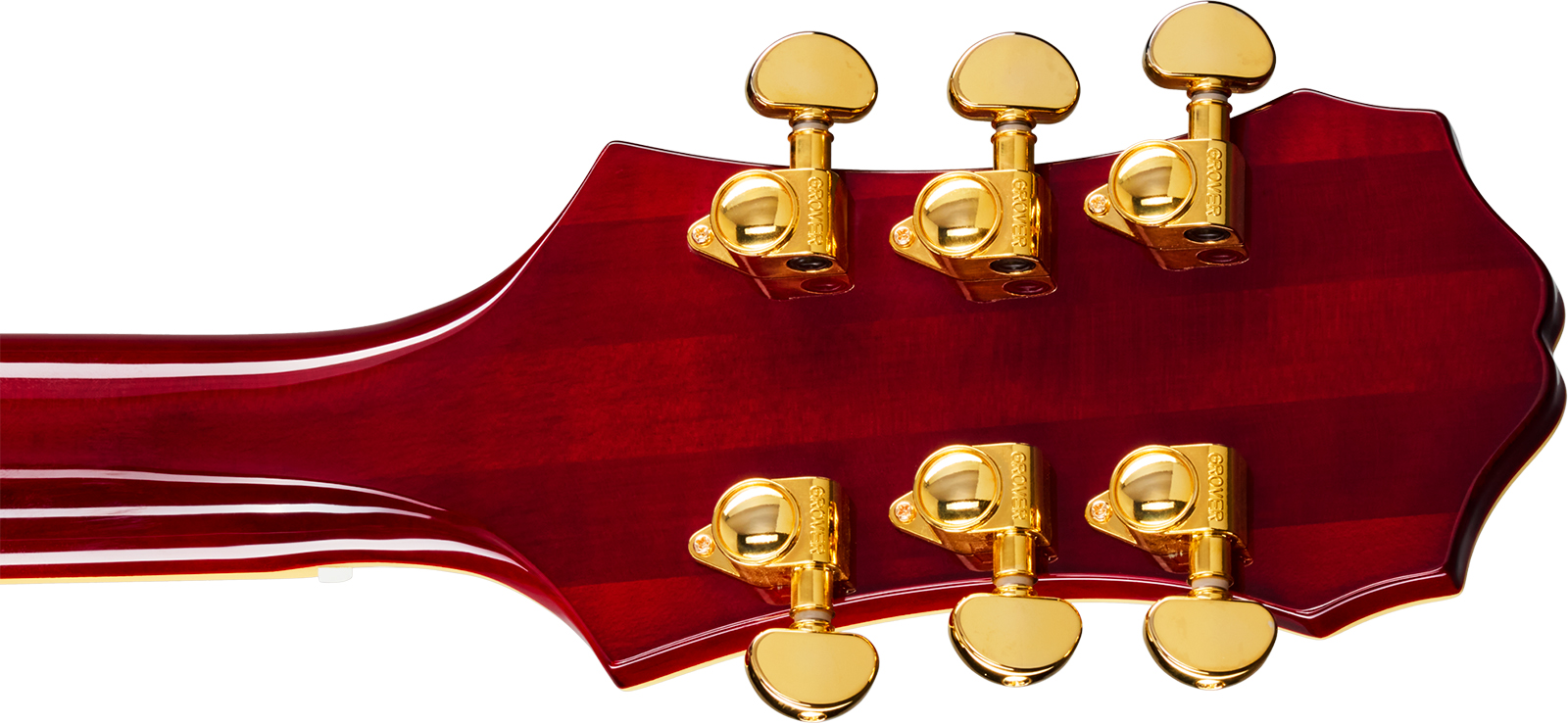 Epiphone Broadway Lh Original Archtops Gaucher 2h Ht Rw - Wine Red - Guitare Électrique 3/4 Caisse & Jazz - Variation 5