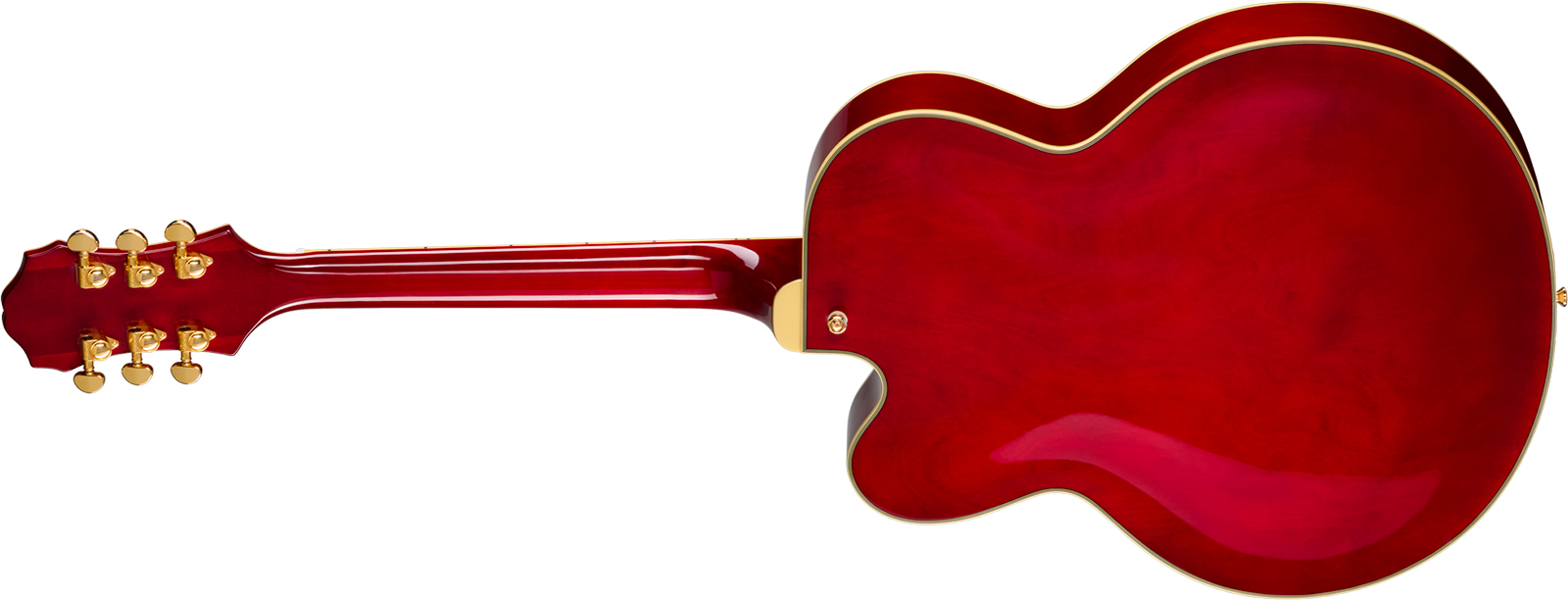 Epiphone Broadway Original Archtops 2h Ht Rw - Wine Red - Guitare Électrique 3/4 Caisse & Jazz - Variation 1