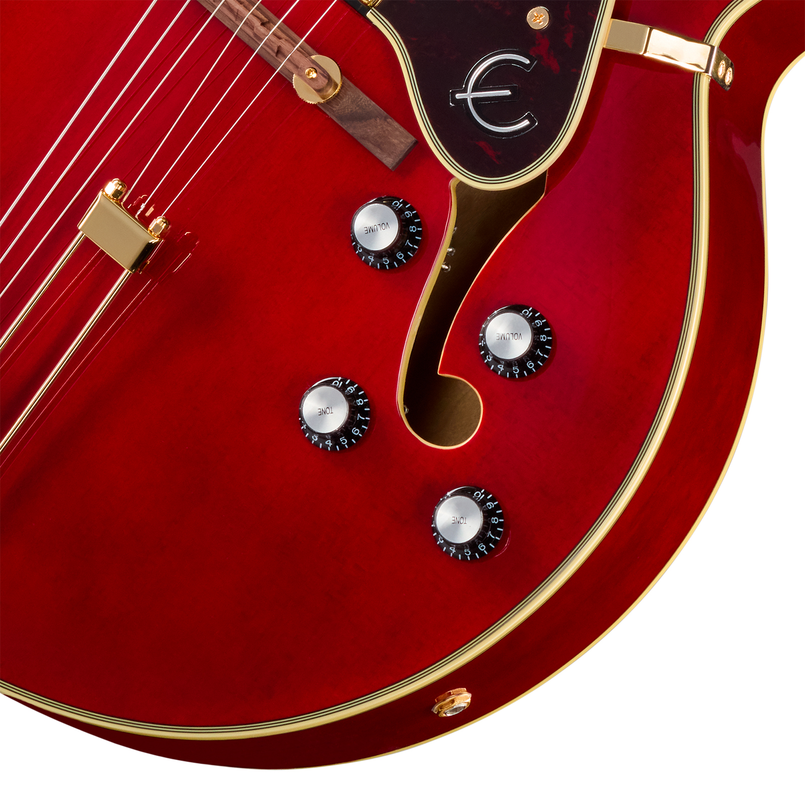 Epiphone Broadway Original Archtops 2h Ht Rw - Wine Red - Guitare Électrique 3/4 Caisse & Jazz - Variation 3