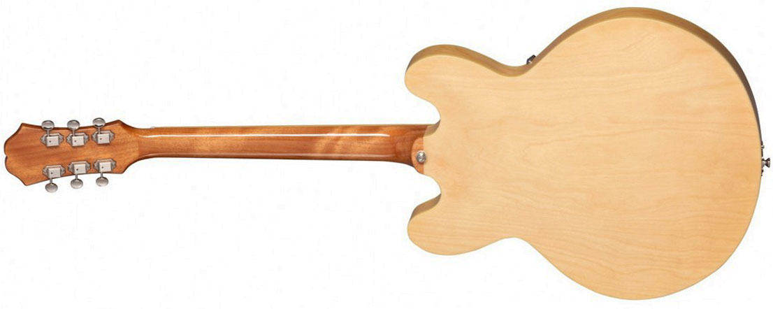 Epiphone Casino Archtop 2023 Lh Gaucher 2s P90 Ht Lau - Natural - Guitare Électrique 1/2 Caisse - Variation 1