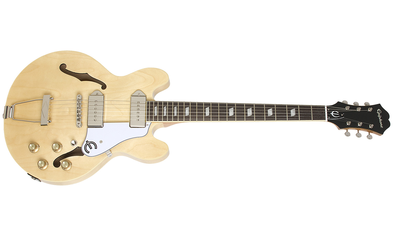 Epiphone Casino Coupe Ch - Natural - Guitare Électrique 1/2 Caisse - Variation 1