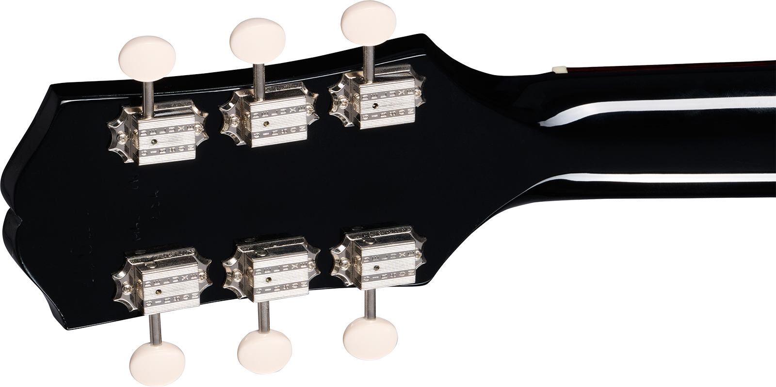 Epiphone Coronet Original Usa 1s P90 Ht Rw - Ebony - Guitare Électrique RÉtro Rock - Variation 4